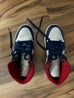 Air Jordan 1 Size 6.5 – Navy Blue/White/Red