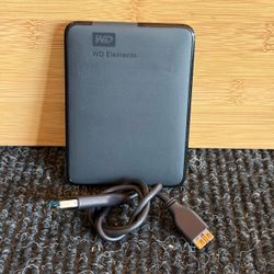 WD Elements 2TB USB Portable External HDD Hard Drive Black
