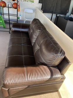 leather couch