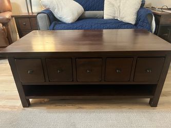 Wood Coffee Table & End Table - Pottery Barn