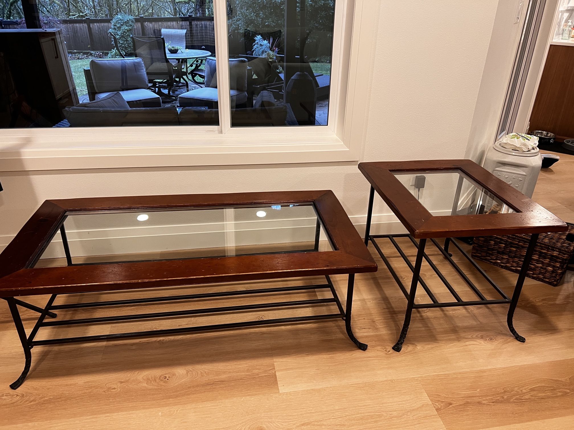 Z Gallerie Coffee Table And Side Table
