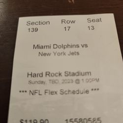 Dolphins Jets Tickets 