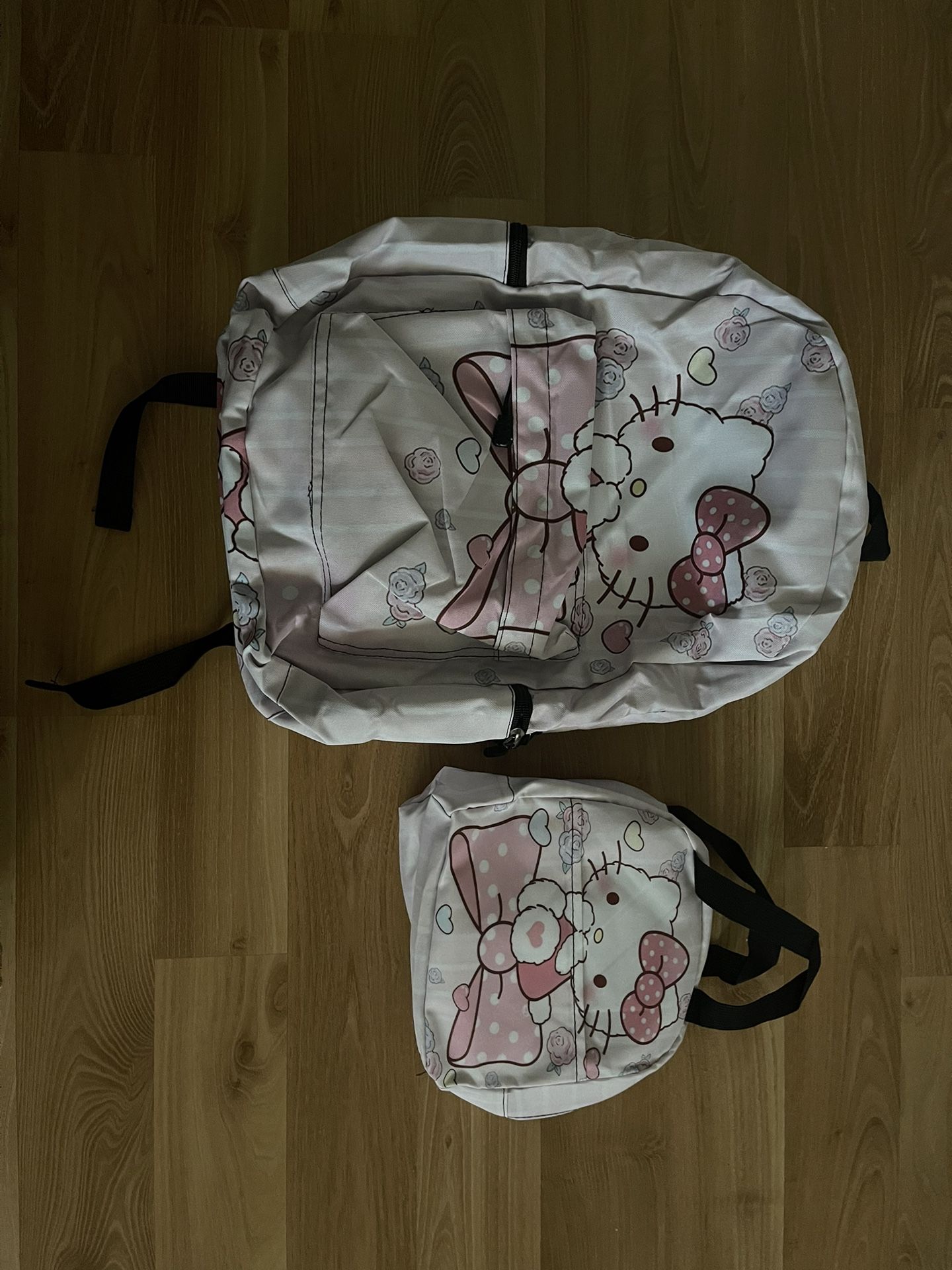 Brand New Hello Kitty Backpack & Lunch Bag