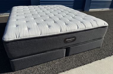 Beautyrest hybrid king size mattress and box springs set king size bed king mattress with Boxspring free delivery