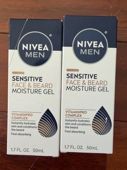 Nivea Men, Sensitive Face & Beard Moisture Gel, 2 for $5