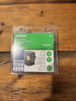 Circuit Breaker-New-Square D QO 100-Amp 2-Pole Standard Trip Circuit Breaker QO2100C