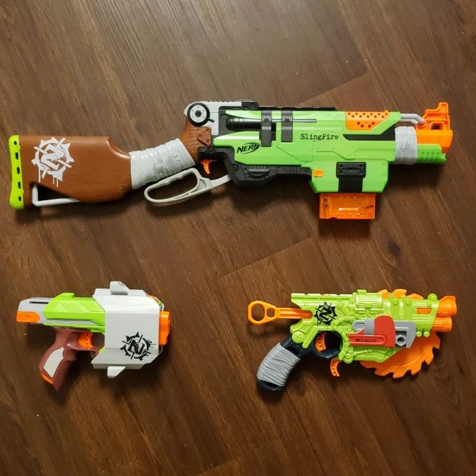Nerf Dart Blaster Gun Zombie Strike Bundle