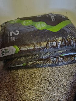 3 Bags Brown Mulch 