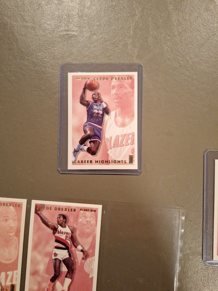 93-94 Fleer Clyde Drexler Career Highlights Card 12 Of 12