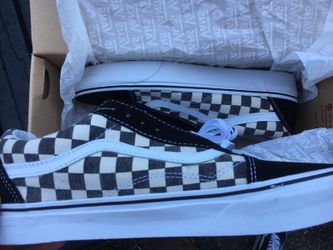 vans checkerboard old skool ds sz 8.5