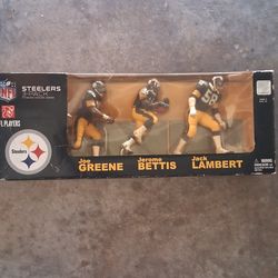 McFarlane NFL 3 pack figures Joe Green Jerome Betty's Jack Lambert