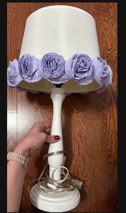 Pottery Barn Kids Floral Table Lamp