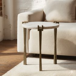 Rench White Side Table