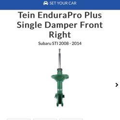 2008-14 Subaru WRX STI Tein EnduraPro Plus Single Damper