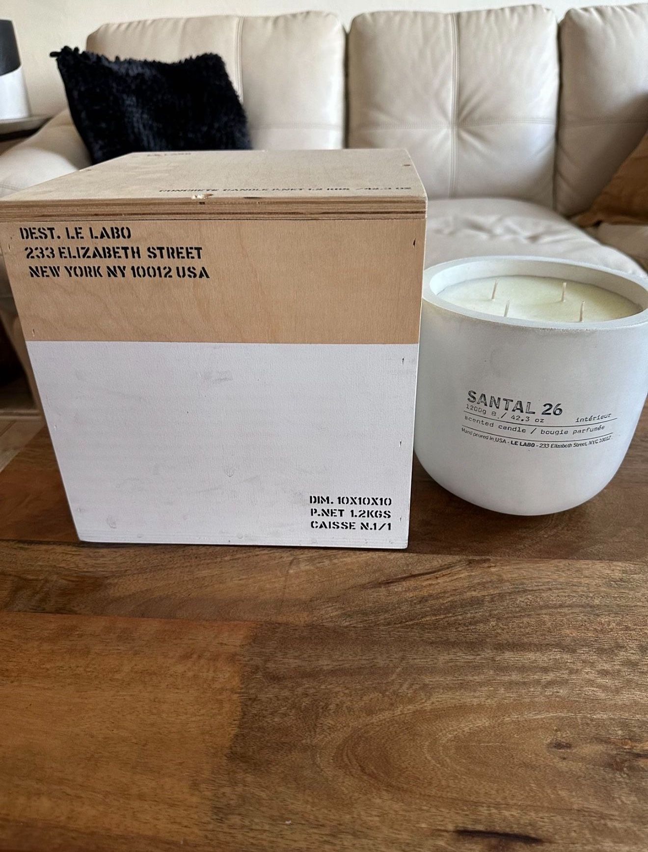 Le Labo Santal 26 42oz Concrete Candle