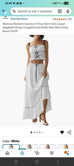 Two peice summer skirt set