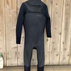 patagonia 4/3 chest zip real wool interior