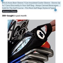NEW Beer Sleeve-Golf 