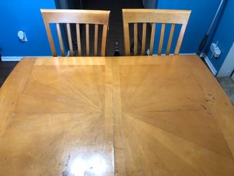 Wood table
