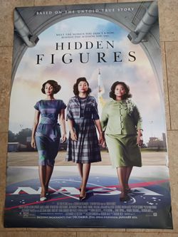Hidden Figures - Movie Poster With Taraji Henson, Octavia Spencer & Janelle Monae