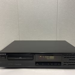 Vintage Sony CDP-211 High Density Linear Converter Single-Disc CD Player TESTED