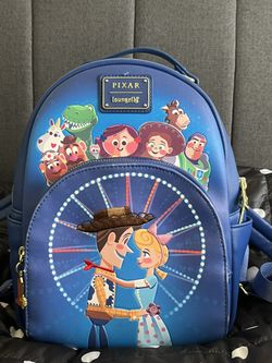Loungefly Pixar Moment Toy Story Woody BO PEEP Backpack