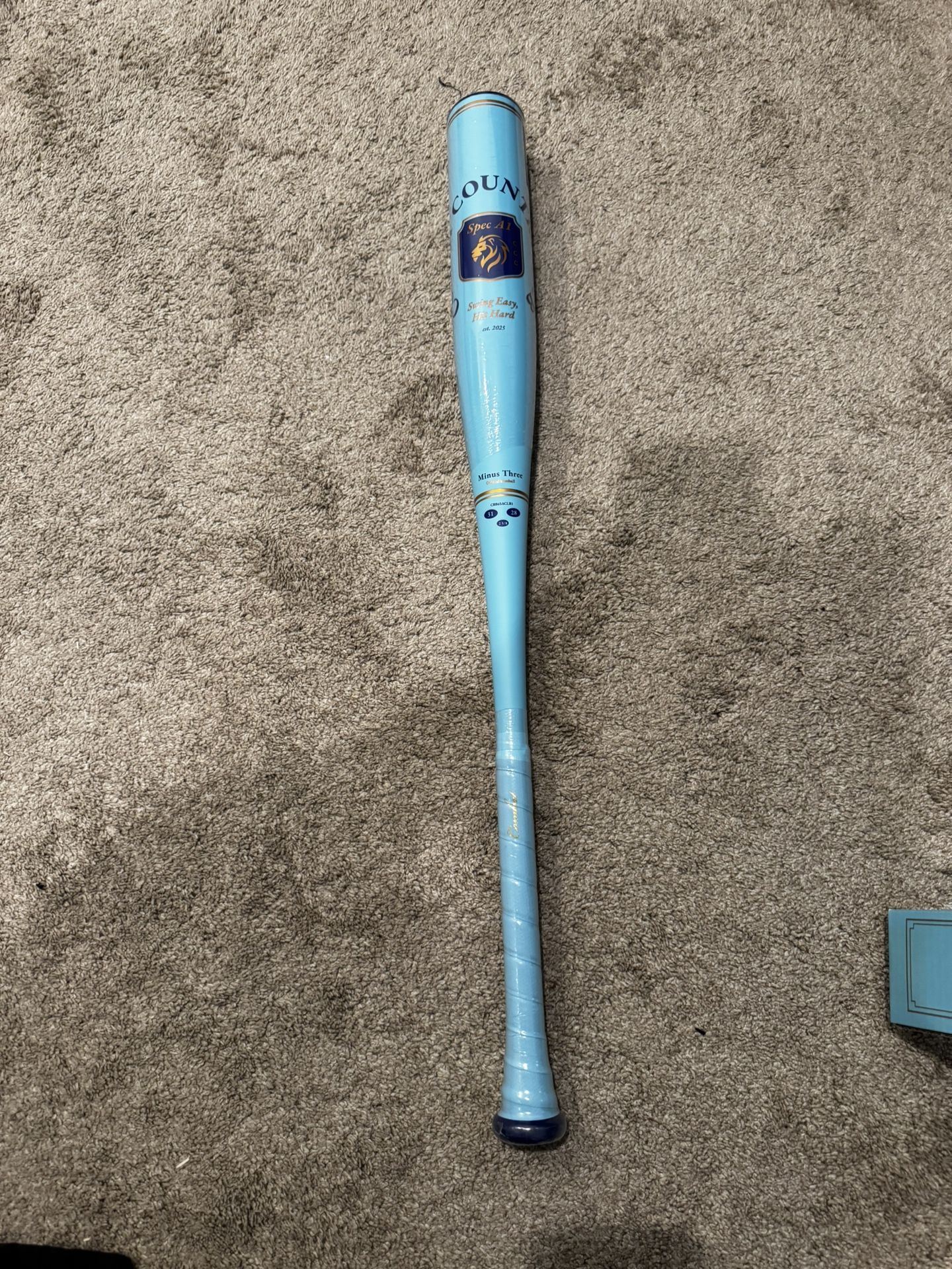 🔥NEW🔥 2025 Combat Spec A1 Members Only Blue 31/28 (-3) BBCOR Baseball Bat 🔥