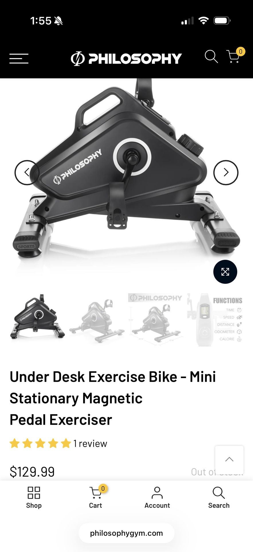 Under Desk Exercise Bike