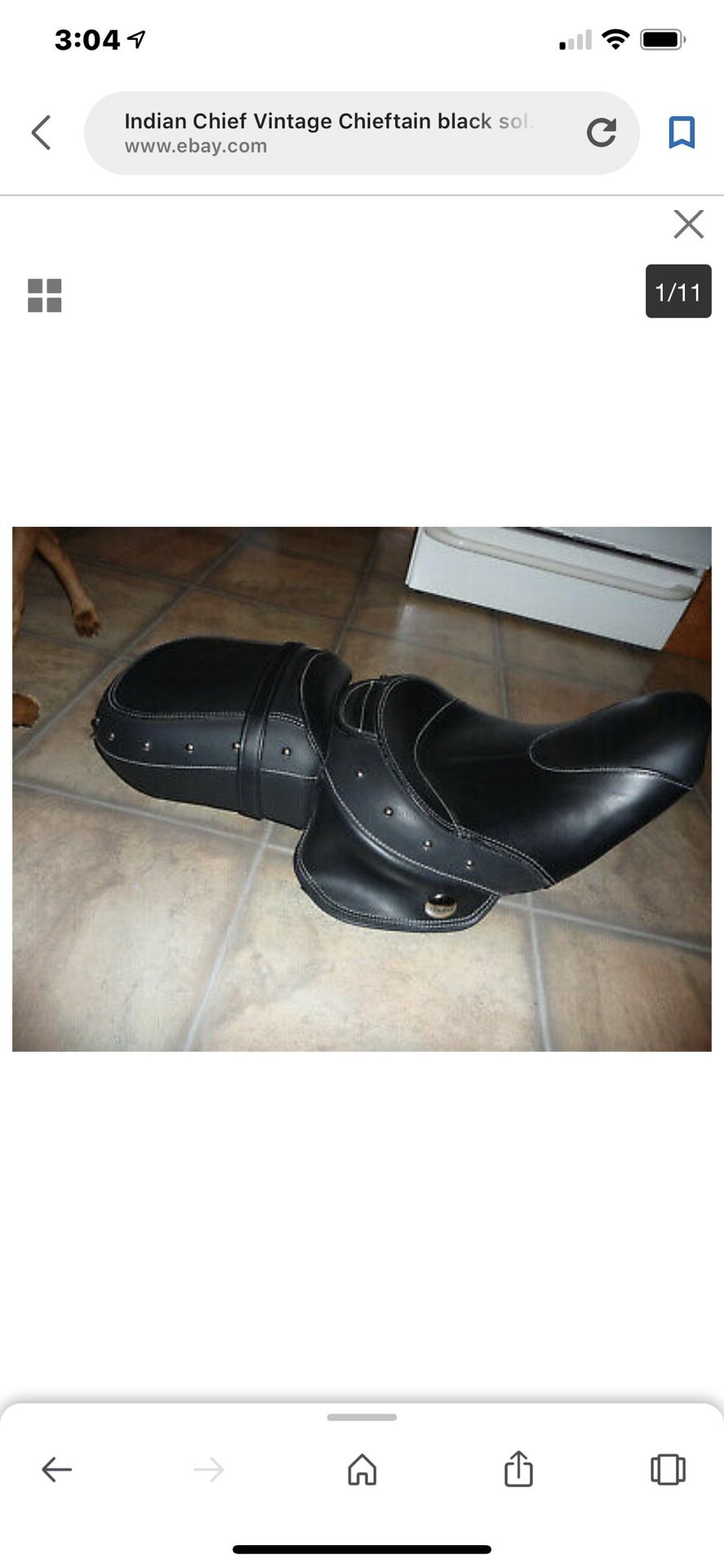 2016 Indian chief darkhorse seat