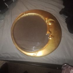 Gold Half Moon Mirror