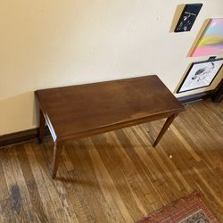 Vintage Solid Wood Piano Bench
