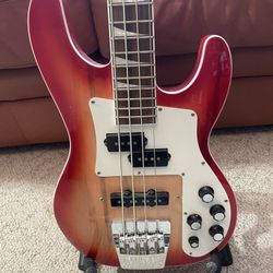  Jackson Jackson X Series Concert Bass CBXNT FIREBURST Electric Bass Guitar