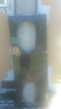 Dark green granet sink counter