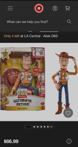 Disney and Pixar Toy Story 5 Ultimate Action Woody Figure, Simple & Animated Mode, 16" posable