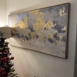 Beautiful, gold and blue picture