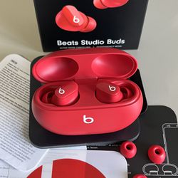 Beats Studio Buds Active Noise Canceling Wireless Bluetooth Earphones - Red