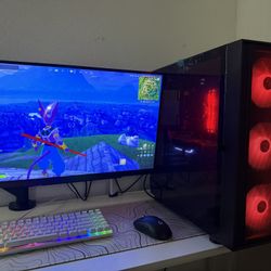 Black Gaming Pc Computer Desktop RTX