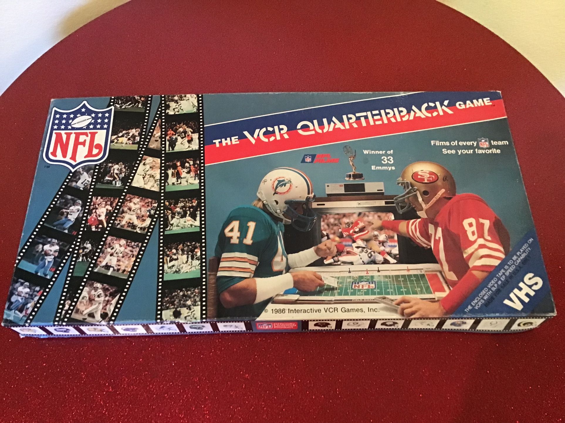 Vintage NFL The VCR Quarterback Game