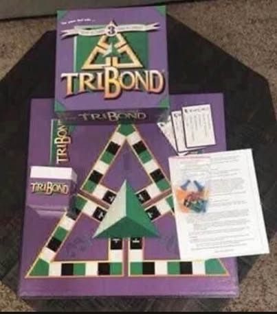TriBond Board Game Complete just $5 xox