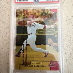 Rare Mark McGwire 1999 Topps Finest Gold Refractor 66/100