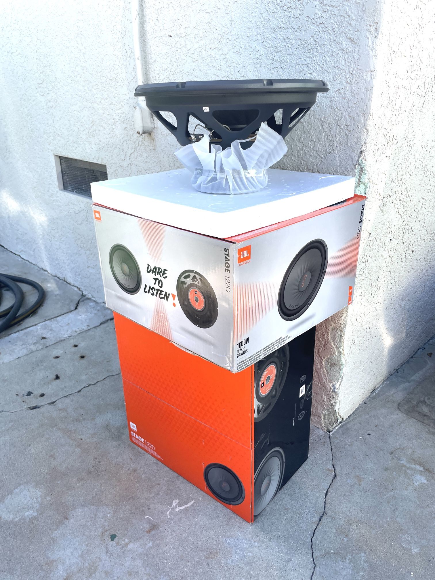 Two 12” JBL Subwoofers Subs For Car Audio