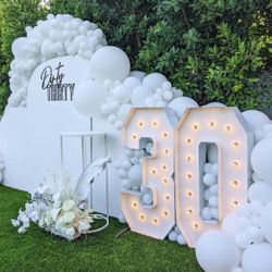 4ft Light up Numbers Delivery Available 