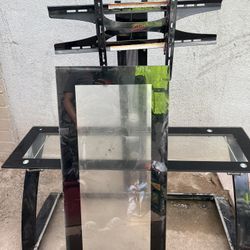 tv stand glass 