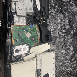 PS3 White Super Slim Parts Untested Console Only