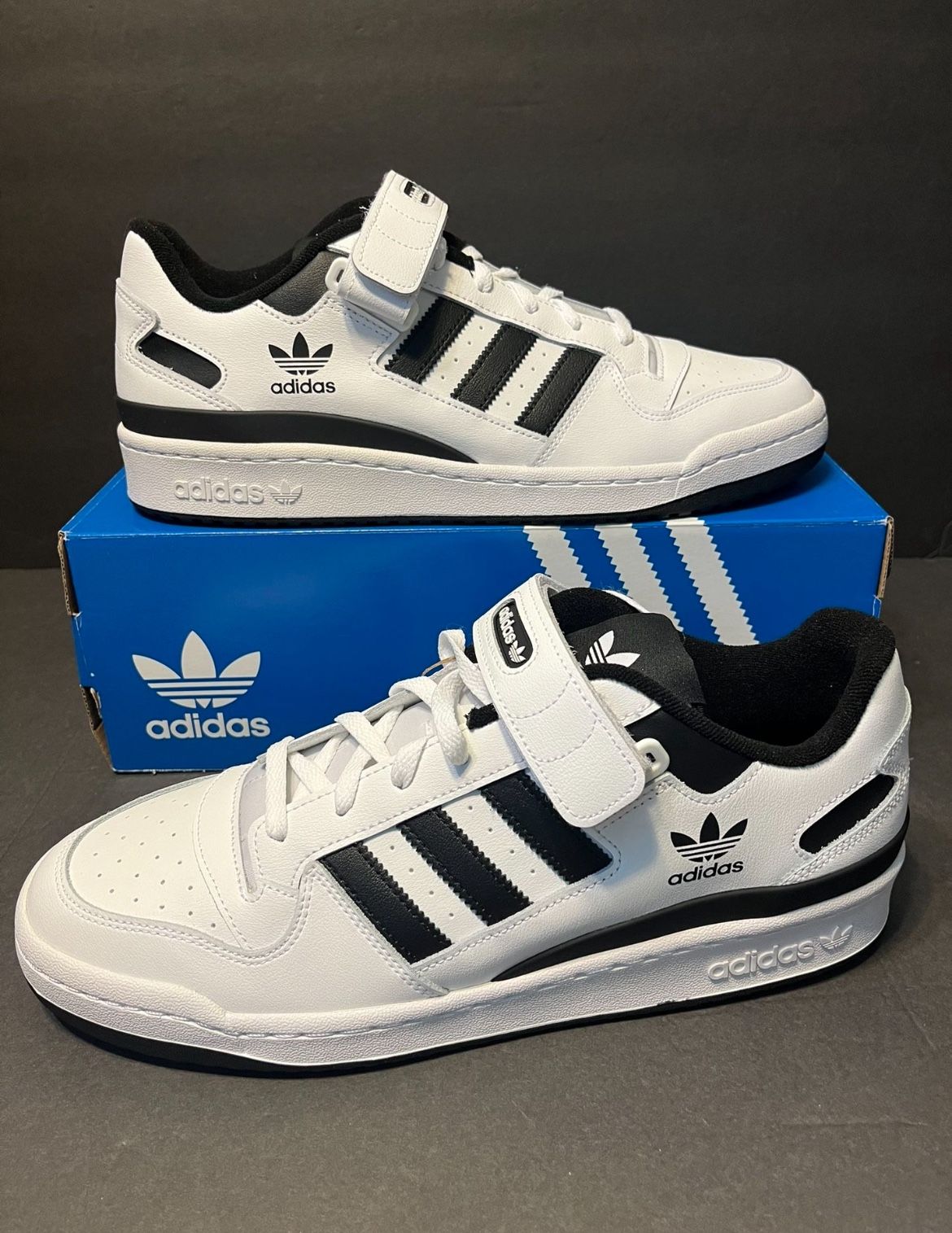 Adidas Forum Low White CBlack Shoes Size 13 Men’s or 14.5 Women’s