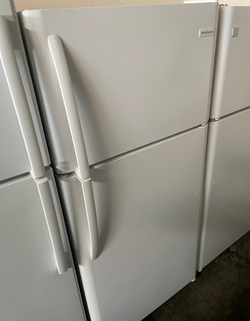 Frigidaire Top Freezer Fridge – White, Ice Maker Ready