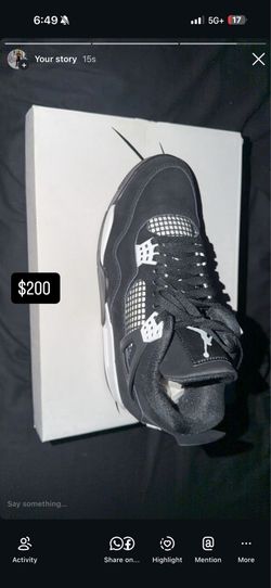 Jordan 4s white thunder