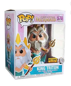 Funko POP Disney The Little Mermaid King Triton 570 Vinyl Figure Hot Topic