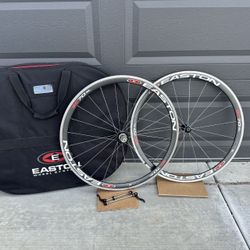 Easton EC70 SL Carbon Clincher Wheels Wheelset Bicycle Bike Road 10 Speed