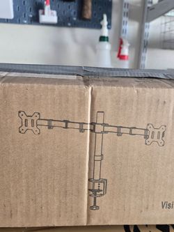 Dual Monitor Desk Mount - VIVO Stand-V002
